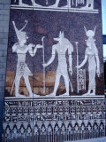 Egyptian Symbols in Pyramid Complex, Dubai, United Arab Emirates Photographic Print by Tony Wheeler