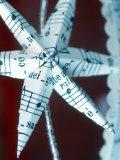 Christmas Decoration Sheet Music Photographic Print by William Sutton