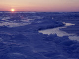 Sunset at Floe Edge, Late Winter Photographic Print by Yvette Cardozo