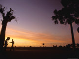Silhouette of People, Mopti Photographic Print by Alessandro Gandolfi