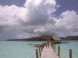 Pier, Taha'a Pearl Beach Resort, Taha'a Photographic Print by Alessandro Gandolfi