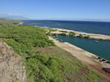 Hale O Lono Harbor on the Southwest Coast of the Island of Molokai, Hawaii Photographic Print by David B. Fleetham