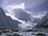 Advanced Base Camp on the Southside of Everest, Nepal Photographic Print by Michael Brown