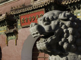 Lion Head Sculpture Seen from the Side, China Photographic Print by Ryan Ross