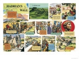 Hadrian's Wall Giclee Print by Pat Nicolle