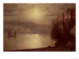 Whitby Giclée-Druck von John Atkinson Grimshaw