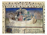 Brutus the Trojan Sets Sail For Britain, The History of the Kings of Britain Geoffrey of Monmouth, Giclee Print