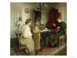 The Family of the Artist, 1895 Giclée-Druck von Viggo Johansen
