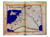 Map of Phoenicia, Mesopotamia and Babylon Giclee Print by Ptolemy 