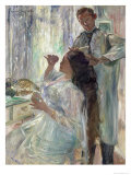 Charlotte Corinth at Her Dressing Table, 1911 Giclée-Druck von Lovis Corinth