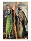 Ss. Andrew and Francis of Assisi, After 1576 Giclee Print by El Greco 