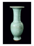 Celadon Glazed Vase, Yuan Dynasty, Giclee Print