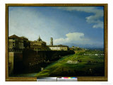 View of Turin from the Gardens of the Palazzo Reale, 1745 Estampe par Bernardo Bellotto