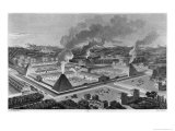 Perspective View of a Canon Forge, Engraved by Coquet et Bovinet Giclee Print by Claude Nicolas Ledoux