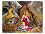 Agony in the Garden of Gethsemane, c.1590 Giclee Print by El Greco 