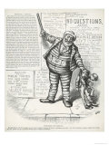 Tweed-Le-Dee and Tilden-Dum, from Harper's Weekly, 1st July 1876 Giclee Print by Thomas Nast