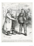 William Boss Tweed and Horace Greeley, from Harper's Weekly, 3rd August 1872 Giclee Print by Thomas Nast
