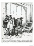 The Only Thing They Respect of Fear, from Harper's Weekly, 21st October 1871 Giclee Print by Thomas Nast