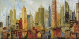 Metro Heights Stretched Canvas Mount by Karen Dupré