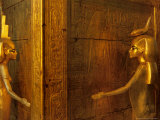 Detail of Goddess Selket, Pharaoh Tutankhamun, Egyptian Museum, Egypt Photographic Print by Kenneth Garrett