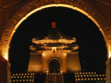 Chiang Kai Shek Memorial at Night, Taipei, Taiwan Photographic Print by Philip & Karen Smith