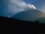 Smoke Rising from Llaima Volcano, Conguillio National Park, Chile Photographic Print by Aaron McCoy