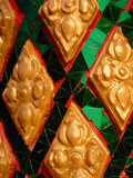 Colourful Glass Mosaic at Temple, Vientiane, Vientiane Prefecture, Laos Photographic Print by Martin Lladó