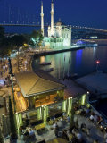 Bosphoros River Bridge and Ortakoy Camii Mosque, Ortakoy District, Istanbul, Turkey Photographic Print by Gavin Hellier