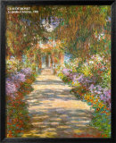 Jardin à Giverny Photographie par Claude Monet