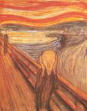 Le cri, vers 1893 Poster par Edvard Munch