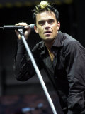 Robbie Williams, Stadium Tour in Ireland, July 2001 Photographie