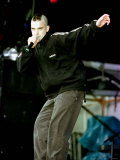 T in the Park Robbie Williams on Stage Singing July 1998 Photographie