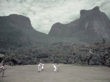 People Play a Round of Golf at a Country Club in Rio De Janeiro Photographic Print by W. Robert Moore