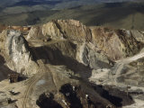 Workers Extract War-Vital Manganese From Morro Da Mina in Lafaite Photographic Print by W. Robert Moore