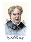 Elizabeth Blackwell, First Women Physician in Modern Times, with Her Autograph, Giclee Print