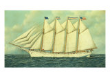 The George W. Truitt, Jr, 1906 Estampe par Antonio Jacobsen
