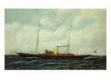 Steamship Riviera, 1906 Estampe par Antonio Jacobsen