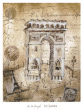 Arc de Triomphe Posters by Elizabeth Jardine