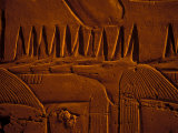 Images of Anubis near Ramesses II Reliefs and Karnak Temple, Egypt Photographic Print by Claudia Adams