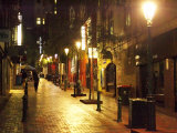 Cobblestone Alleyway, off Collins Street, Melbourne, Victoria, Australia Photographic Print by David Wall