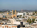 The Historic Center and Cathedral from Ice Box Hill (Cerro de la Neveria), Mazatlan, Mexico Photographic Print by Charles Sleicher