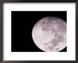 Moon Close Up in Night Sky  Prints by Edward Slater