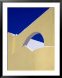 Angular Architectural Features Against Blue Sky, Santorini Island, Southern Aegean, Greece Posters by Jan Stromme