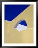 Angular Architectural Features Against Blue Sky, Santorini Island, Southern Aegean, Greece  Prints by Jan Stromme