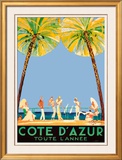 Cote d'Azur  Poster by Jean-Gabriel Domergue