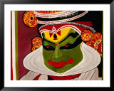 Kathakali Poster, Kochi, India Posters by Eddie Gerald