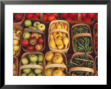 Baskets of a Variety of Fruits and Vegetables  Prints by Eric Horan
