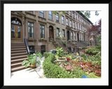 Brownstone in Brooklyn, New York, USA  Print by Lynn Seldon