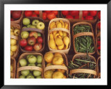 Baskets of a Variety of Fruits and Vegetables  Prints by Eric Horan