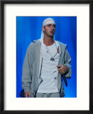 Eminem on Stage at the Gig on the Green Festival in Glasgow Green, August 2001 Kunstdrucke
